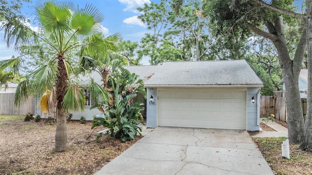 1041 Forest Grove Blvd, Palm Harbor, FL 34683 - view of front of property featuring fence and roof with shingles
