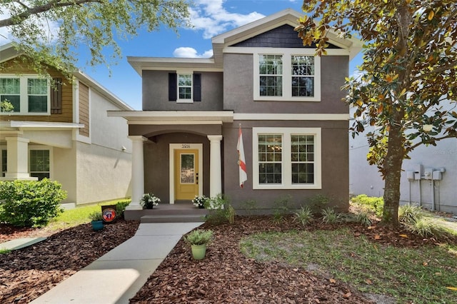 5914 Goldenbark Pl, Lithia, FL 33547 - traditional-style house featuring stucco siding
