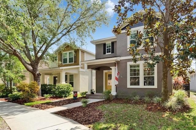5914 Goldenbark Pl, Lithia, FL 33547 - traditional-style home with stucco siding