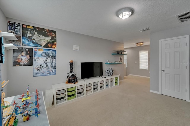 5914 Goldenbark Pl, Lithia, FL 33547 - recreation room featuring carpet and baseboards