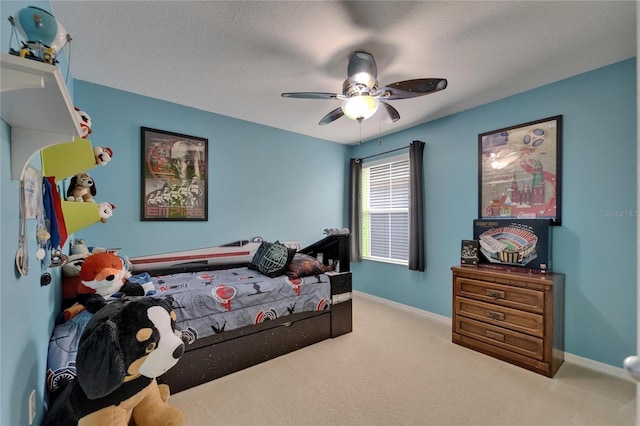 5914 Goldenbark Pl, Lithia, FL 33547 - carpeted bedroom featuring baseboards and ceiling fan