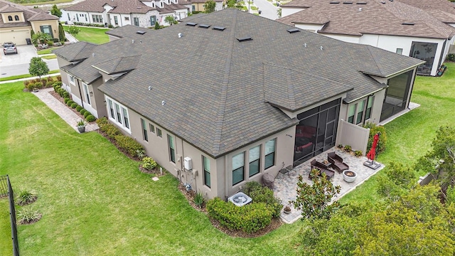 4329 Barletta Ct, Wesley Chapel, FL 33543 - aerial perspective of suburban area