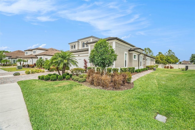 4329 Barletta Ct, Wesley Chapel, FL 33543 - view of home's exterior with a residential view, stucco siding, and driveway