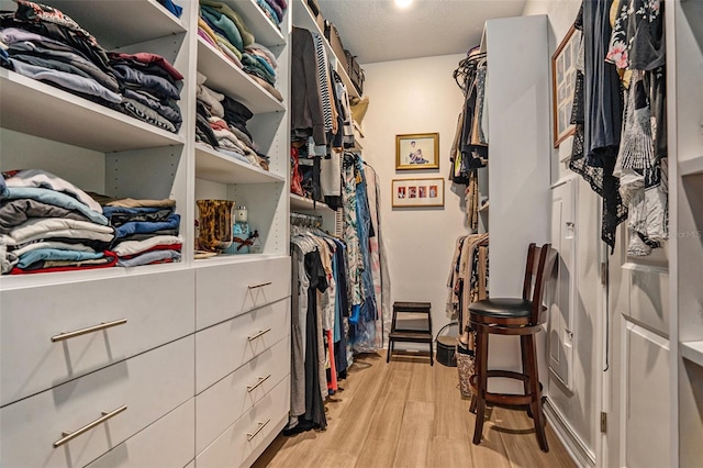 4329 Barletta Ct, Wesley Chapel, FL 33543 - walk in closet featuring light wood-style floors