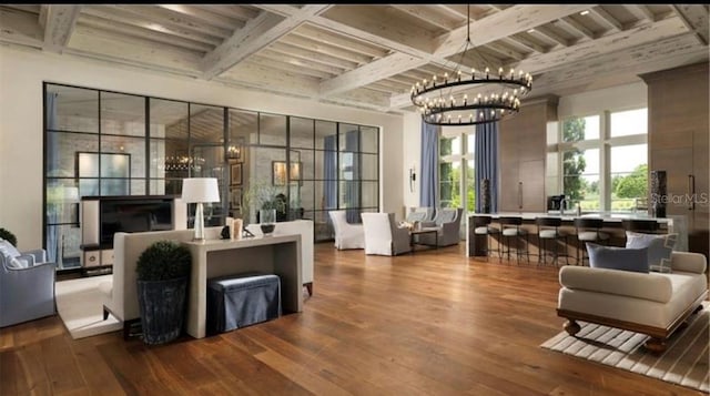 4329 Barletta Ct, Wesley Chapel, FL 33543 - building lobby featuring beamed ceiling