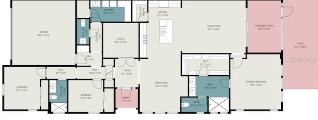 4329 Barletta Ct, Wesley Chapel, FL 33543 - view of room layout
