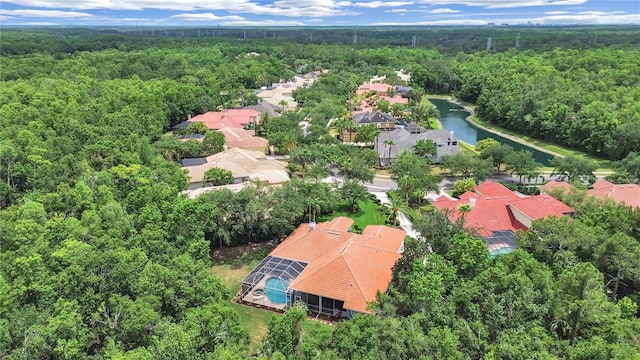 16343 Burniston Dr, Tampa, FL 33647 - bird's eye view of a heavily wooded area