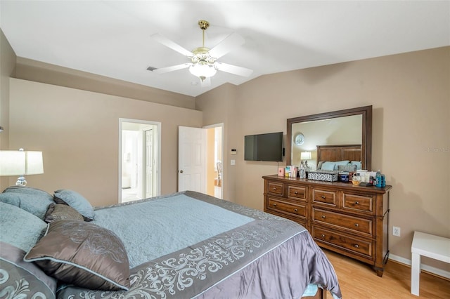 815 Sandy Trail Pl, Brandon, FL 33511 - bedroom featuring light wood-style floors, baseboards, and a ceiling fan