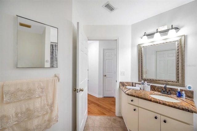 815 Sandy Trail Pl, Brandon, FL 33511 - full bathroom with tile patterned floors and vanity