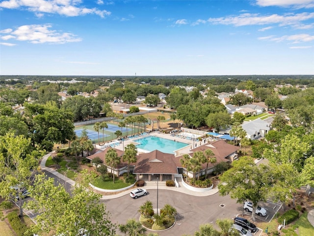 815 Sandy Trail Pl, Brandon, FL 33511 - aerial view of a pool