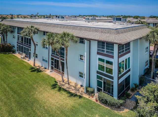 view from above of property