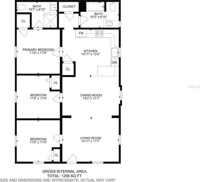 3213 E Genesee St, Tampa, FL 33610 - room layout