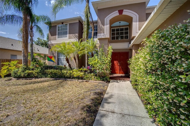 4222 Trumpworth Ct, Valrico, FL 33596 - entrance to property with stucco siding