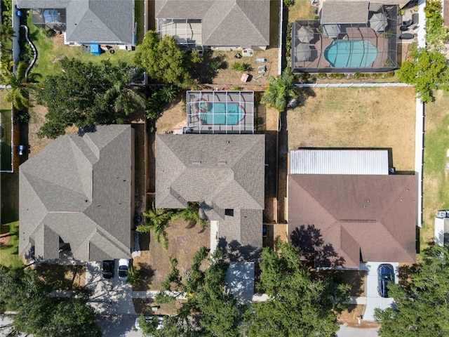 4222 Trumpworth Ct, Valrico, FL 33596 - aerial view of residential area featuring a pool