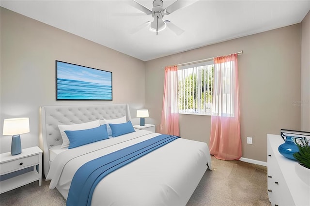 4222 Trumpworth Ct, Valrico, FL 33596 - carpeted bedroom with baseboards and ceiling fan