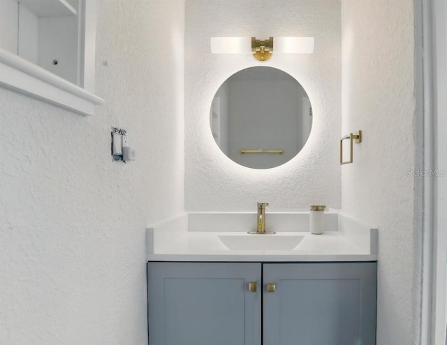 2013 Pineway Dr, Orlando, FL 32839 - bathroom with a textured wall and vanity