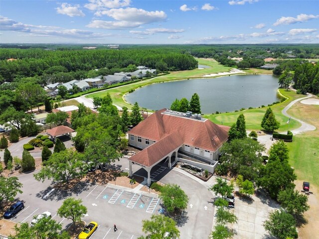 5628 Terrain De Golf Dr, Lutz, FL 33558 - aerial view of a large body of water and a golf club