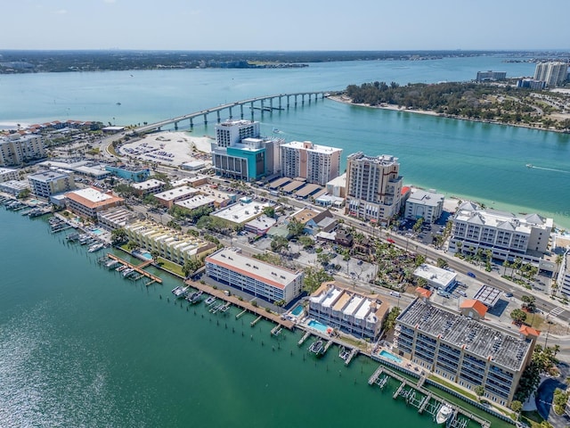 640 Bayway Blvd Unit 302, Clearwater Beach, FL 33767 - view of urban area with a large body of water