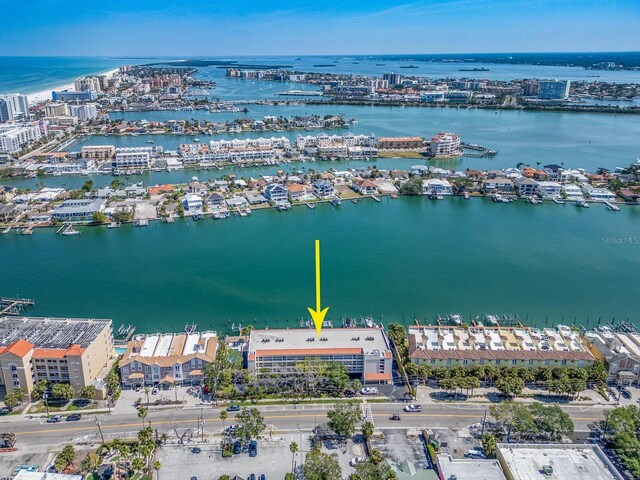 640 Bayway Blvd Unit 302, Clearwater Beach, FL 33767 - view of urban area featuring a nearby body of water and numerous boat docks