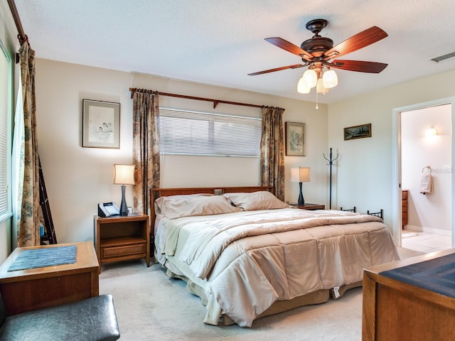 7216 N Mobley Rd, Odessa, FL 33556 - bedroom featuring light carpet and ceiling fan