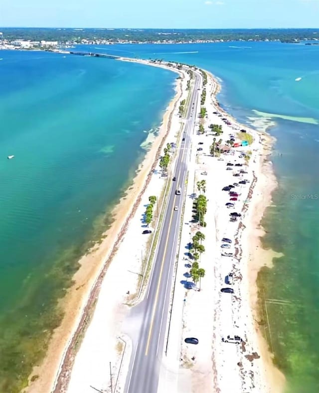 bird's eye view of expansive coastline