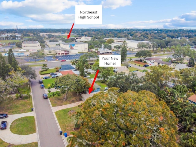 5245 18th St N, Saint Petersburg, FL 33714 - aerial view of property's location