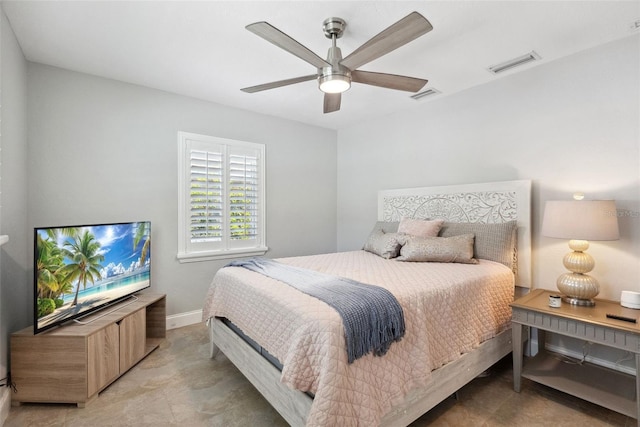 4027 25th Ave N, Saint Petersburg, FL 33713 - bedroom featuring a ceiling fan and baseboards
