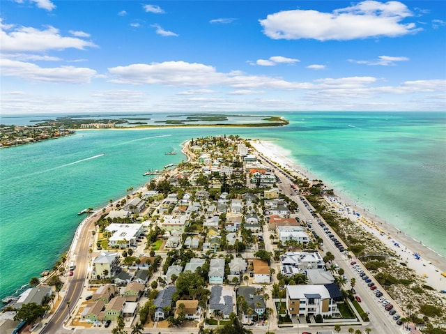 aerial view of expansive coastline