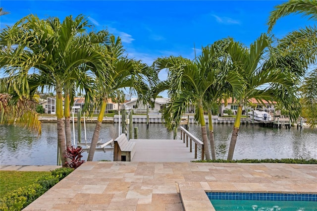 1960 Montana Ave NE, Saint Petersburg, FL 33703 - dock area featuring a water view