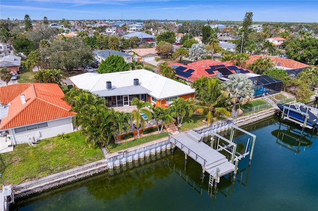 1960 Montana Ave NE, Saint Petersburg, FL 33703 - aerial view of residential area featuring a large body of water