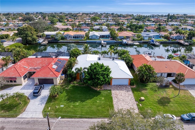 1960 Montana Ave NE, Saint Petersburg, FL 33703 - aerial perspective of suburban area with a nearby body of water