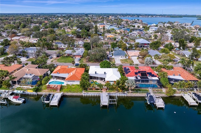 1960 Montana Ave NE, Saint Petersburg, FL 33703 - aerial view of residential area featuring a large body of water