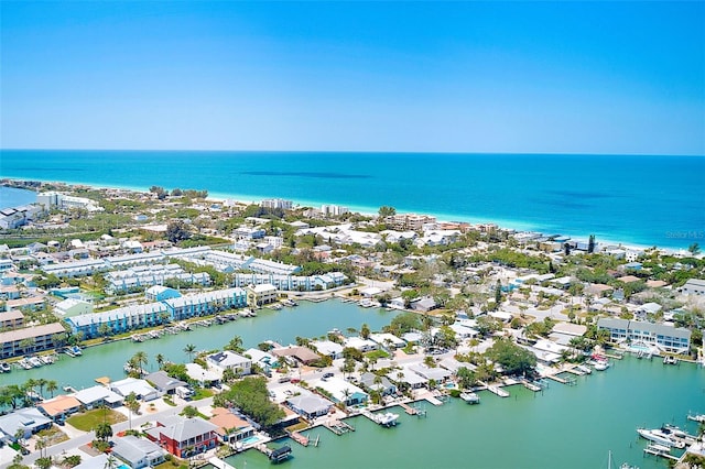 365 La Hacienda Dr, Indian Rocks Beach, FL 33785 - aerial overview of property's location featuring a large body of water