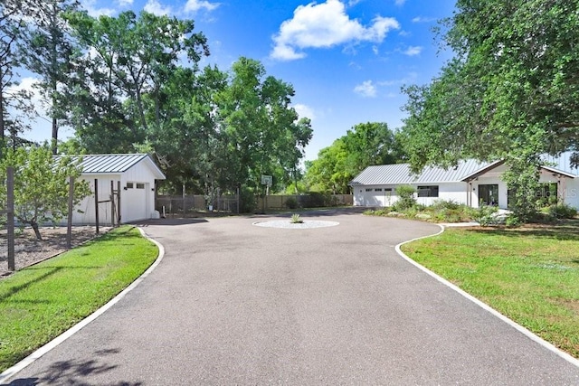 view of asphalt road