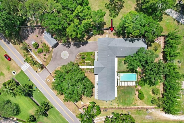 aerial view of property's location