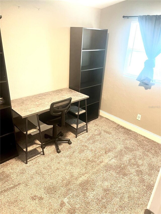 4465 56th Ave N, Saint Petersburg, FL 33714 - carpeted home office featuring baseboards