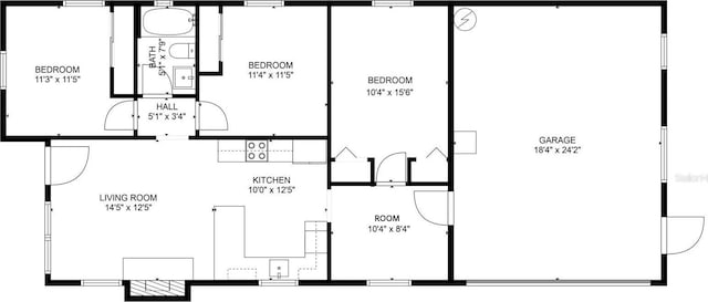 2157 20th Ave SW, Largo, FL 33774 - property floor plan