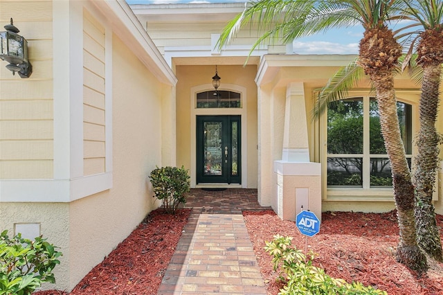 10150 Heather Sound Dr, Tampa, FL 33647 - property entrance with stucco siding
