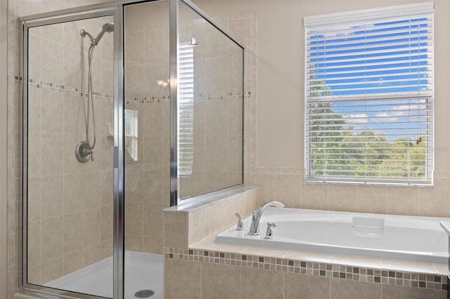 10837 Breaking Rocks Dr, Tampa, FL 33647 - full bathroom with a shower stall and a bath