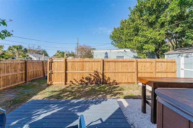 2035 29th Ave N, Saint Petersburg, FL 33713 - deck with a fenced backyard