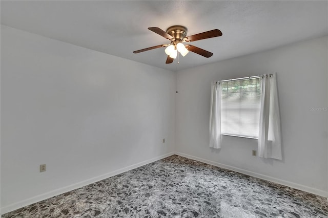 508 E Brentridge, Brandon, FL 33511 - empty room featuring a ceiling fan and baseboards