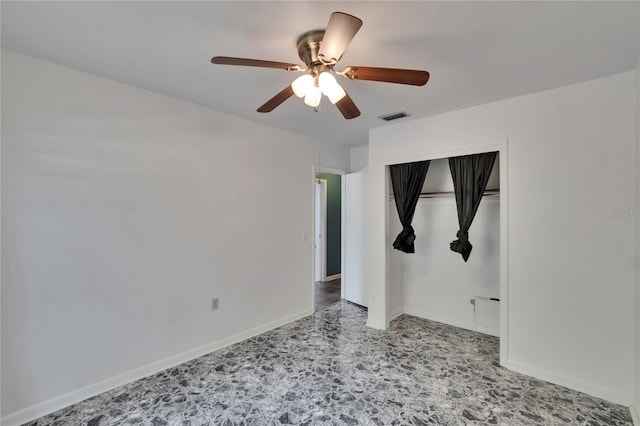508 E Brentridge, Brandon, FL 33511 - spare room with a ceiling fan and baseboards