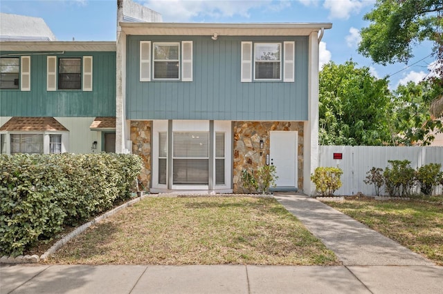 3413 W Kirby St, Tampa, FL 33614 - view of property with stone siding