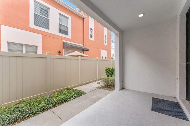 412 S Albany Ave Unit 2, Tampa, FL 33606 - view of patio featuring fence