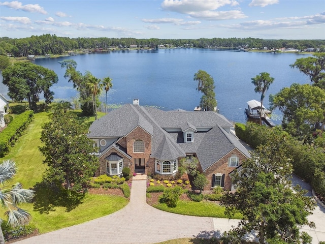 919 Ballinger Rd, Lutz, FL 33548 - aerial view of property and surrounding area with a large body of water
