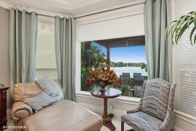 919 Ballinger Rd, Lutz, FL 33548 - living area with a water view
