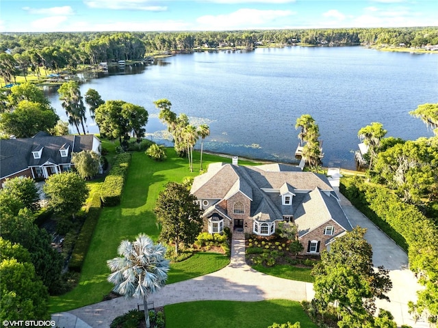 919 Ballinger Rd, Lutz, FL 33548 - view from above of property featuring a large body of water