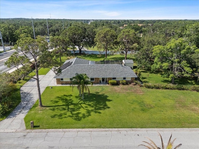 903 Tomahawk Trl, Brandon, FL 33511 - view from above of property featuring a forest