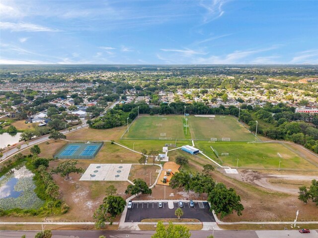 drone / aerial view