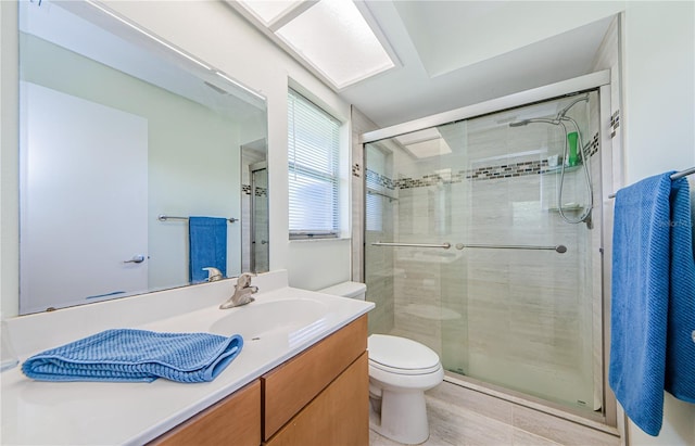 368 Perth Ct Unit 368, Dunedin, FL 34698 - full bathroom with toilet, a stall shower, and vanity